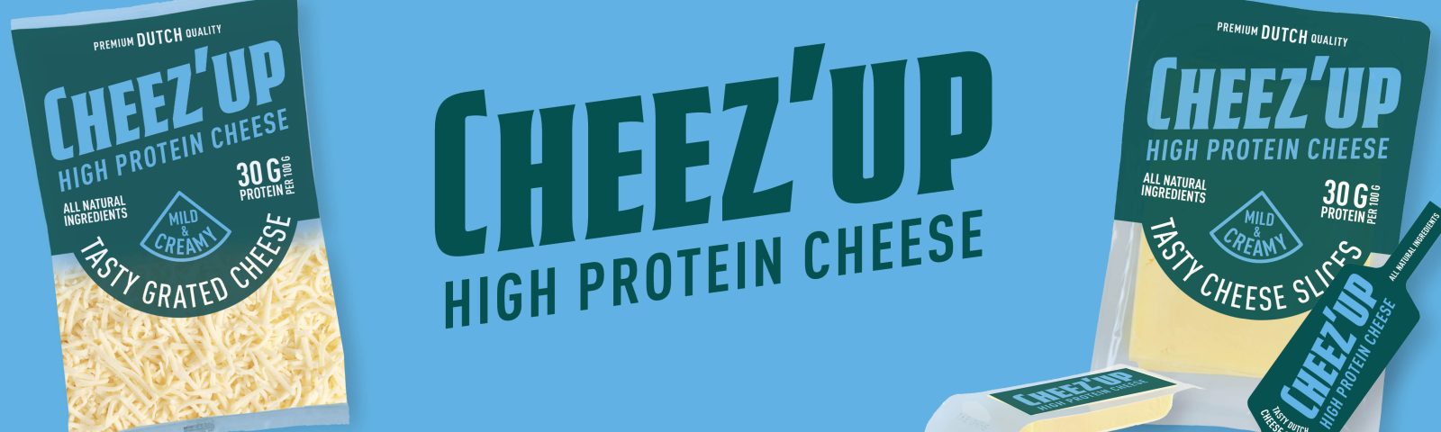 Cheez’up high protein grated cheese